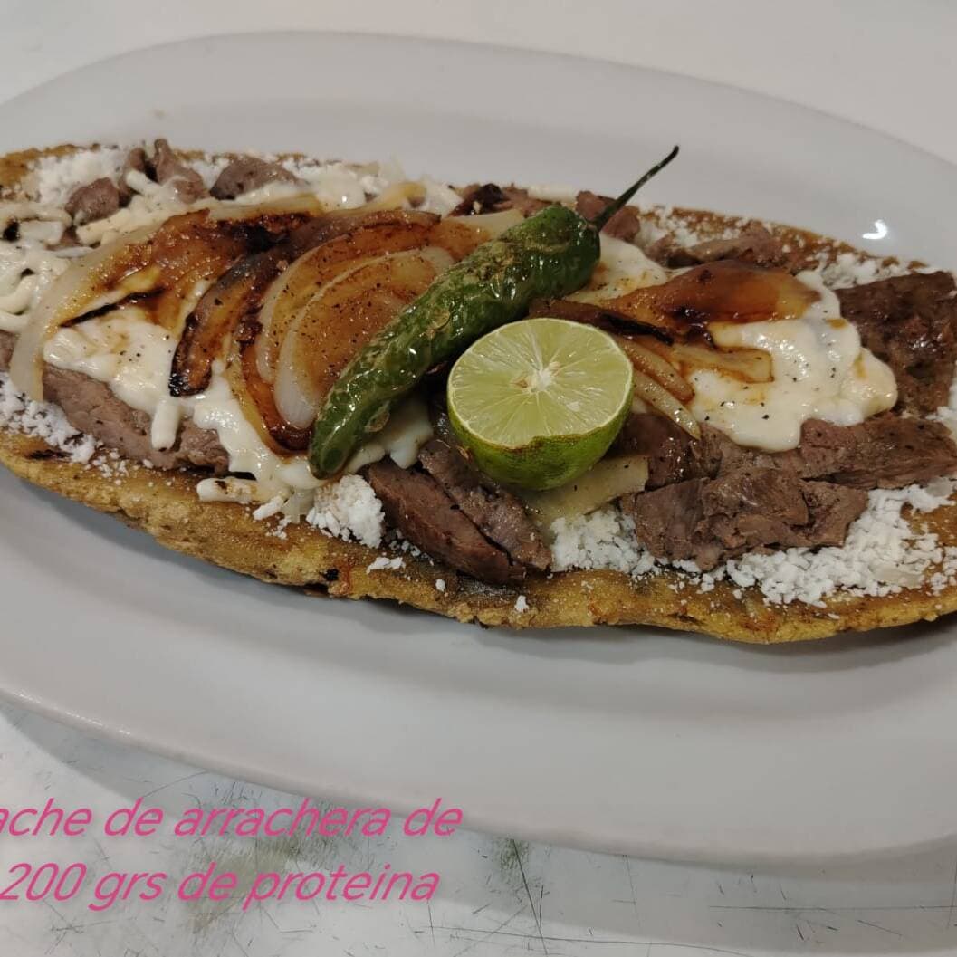 Huarache de Arrachera (230 gr.)