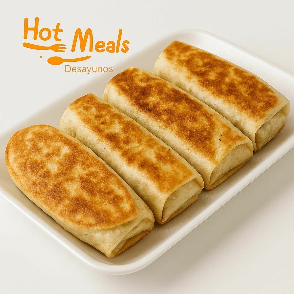Orden de Burritos de Frijoles + Huevos Divorciados