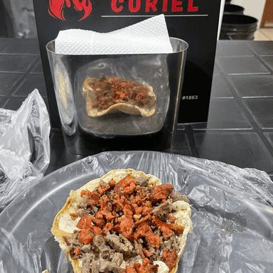 Vampiro de Arrachera y Chorizo