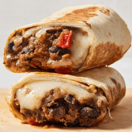 Burritos Carne o Pollo + Papas Fritas