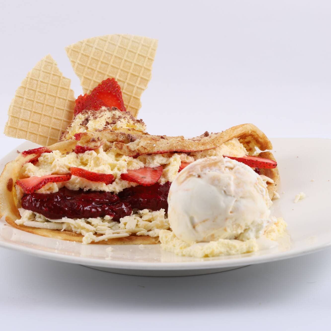 Crepes Almíbar Fresa