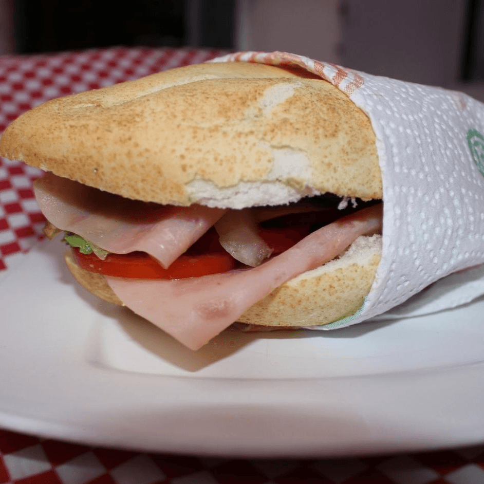 lonche de jamon