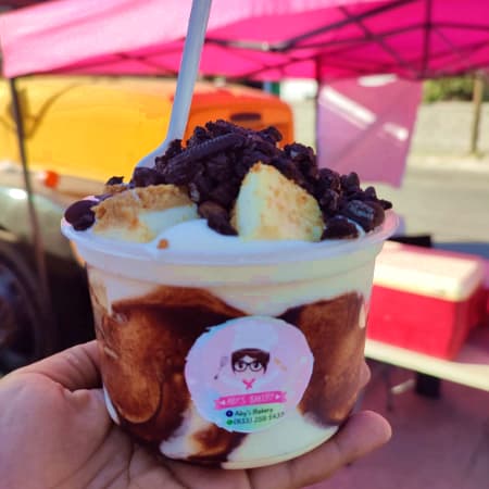 Plátanos con Crema 1/2 Litro.