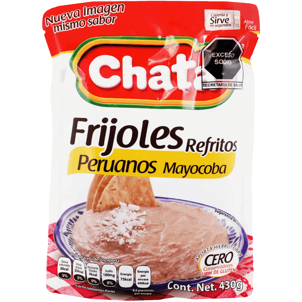 Frijoles Refri Peruanos Chata 430g bolsa