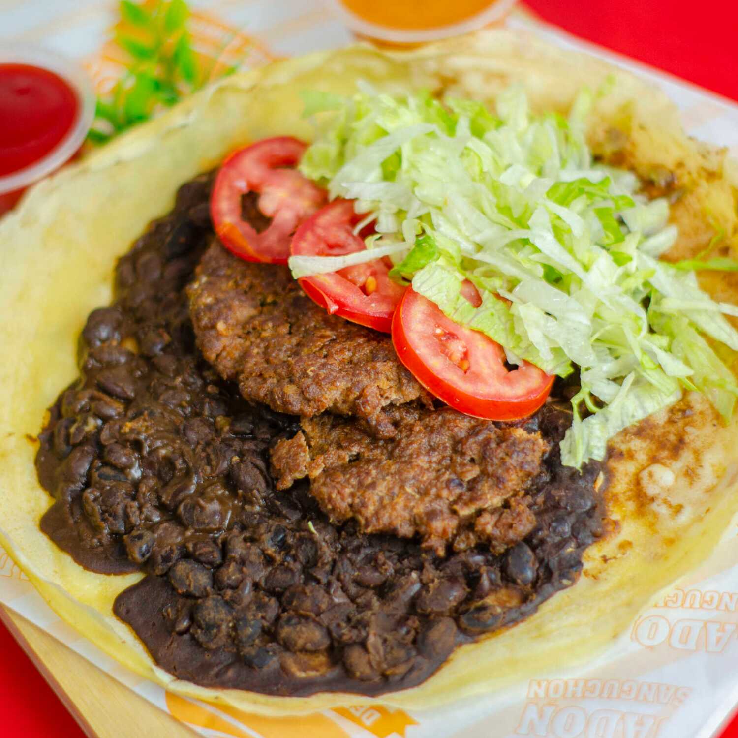 Taco de Hamburguesa