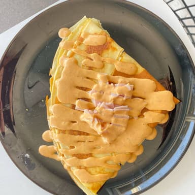 Crepa clásica jamón