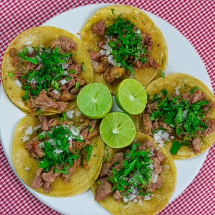 ORDEN DE 5 TACOS DE SUADERO