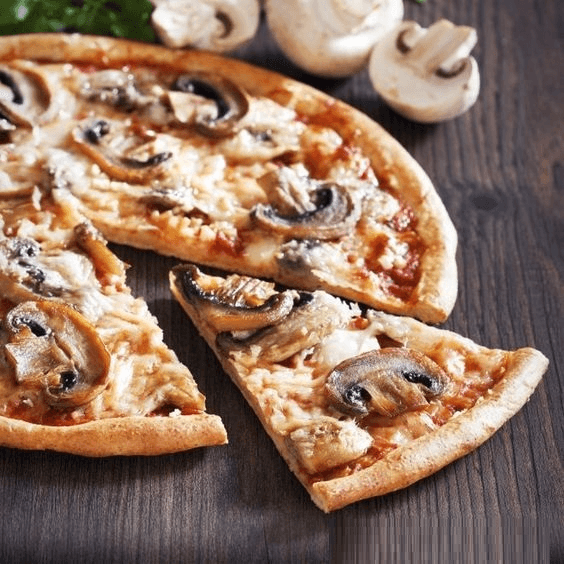 Pizza Mediana Pollo con Champiñón