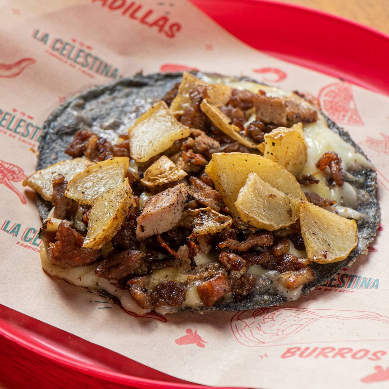 Taco Asada con Papas