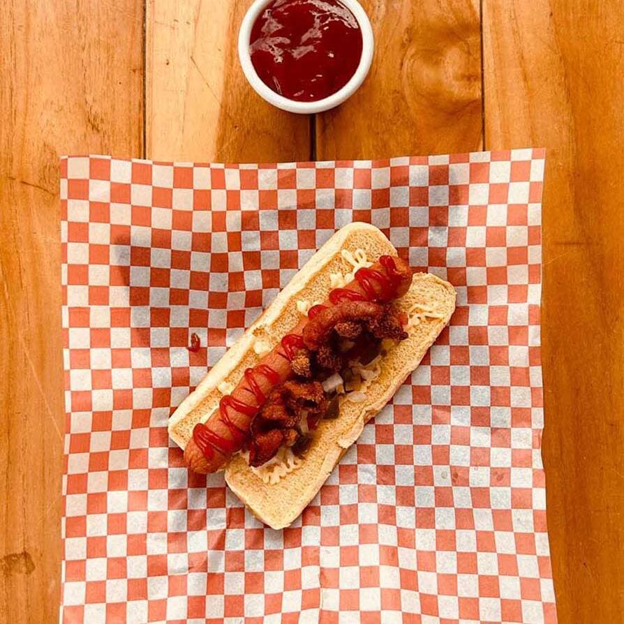 Hot Dog Jumbo con Tocino