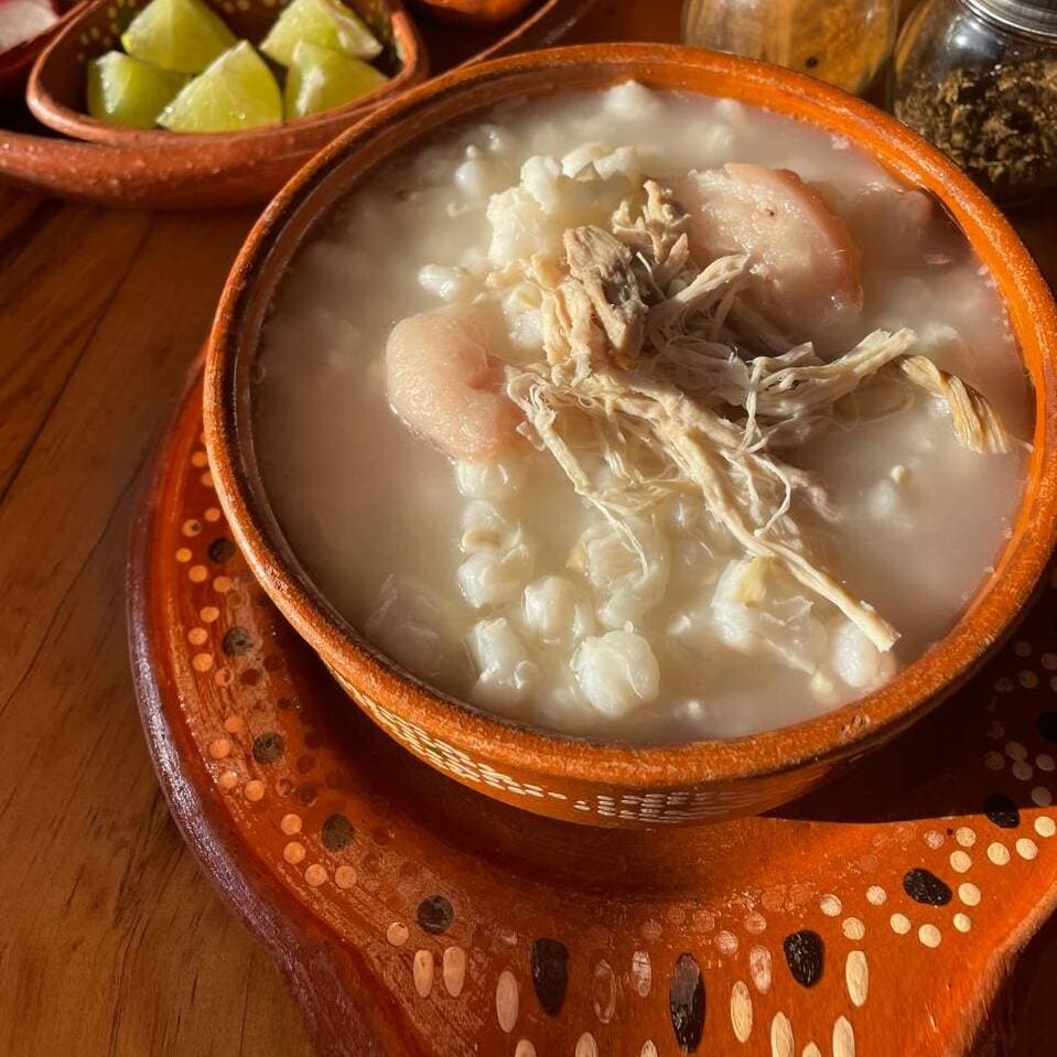 Pozole Blanco Medio Litro