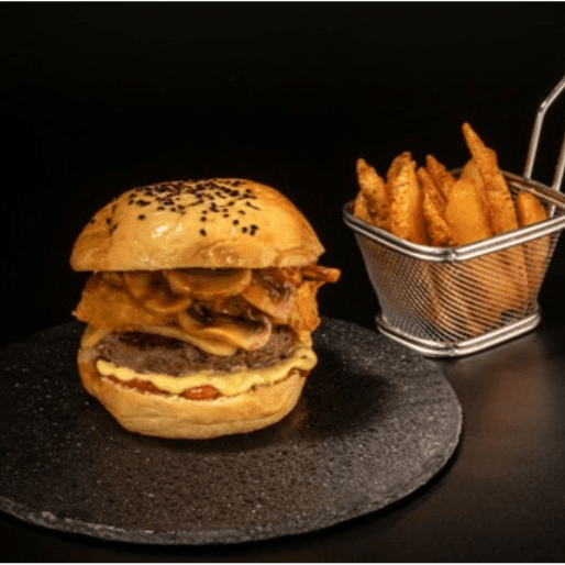 Cheese Mushroom Burger