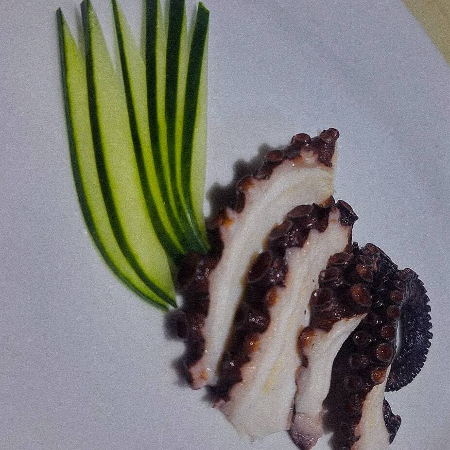 Sashimi de Pulpo 4 Cortes
