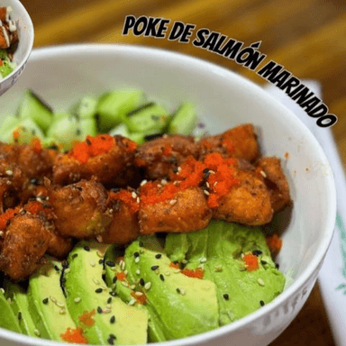 Poke de Salmón Marinado