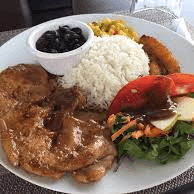 casado de chuleta + bebida gratis