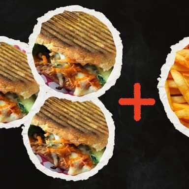 3 Especiales + 1 Orden de Papas