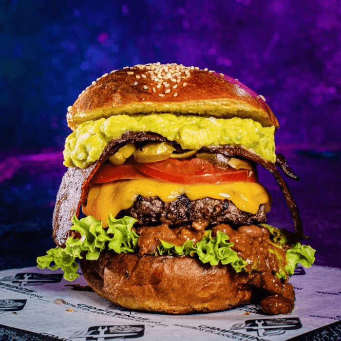 Hamburguesa Frijolera