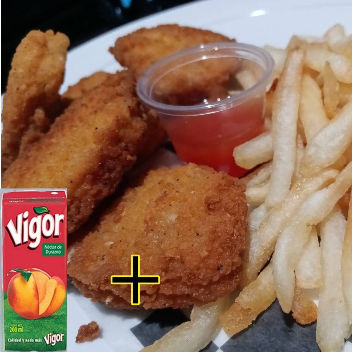 Nuggets, Papas, Juguito
