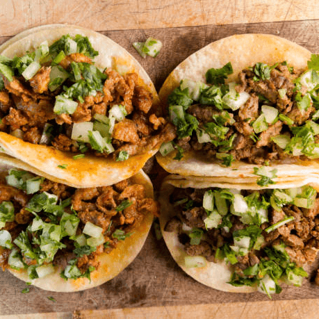 Taco de Enchilada con Papas ala Francesa