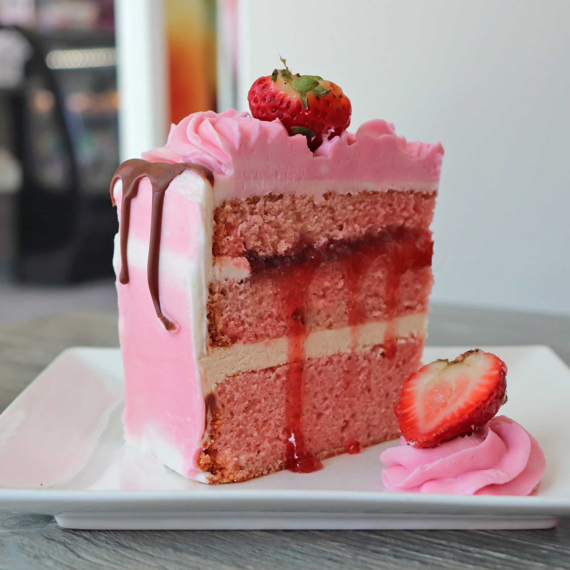 Pastel de fresa 7"