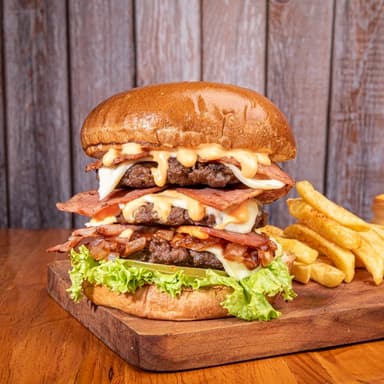Hamburguesa Krusty Dinamita.