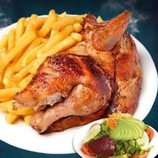 1/2 Pollo a la Brasa más Gaseosa 1 L