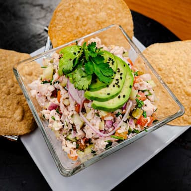 Tostada Ceviche de Pescado