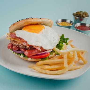 Hamburguesa Cherry Boom + Coca Cola