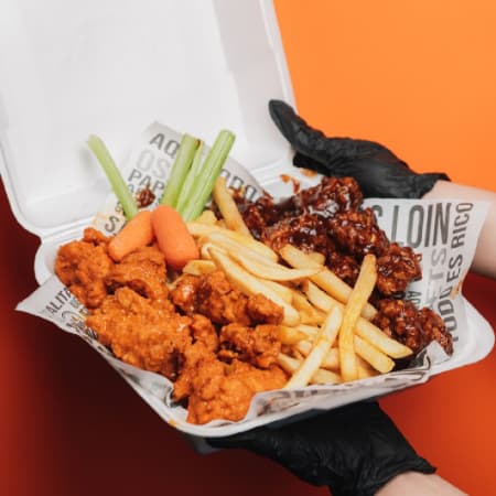 Boneless Dobles con Papas