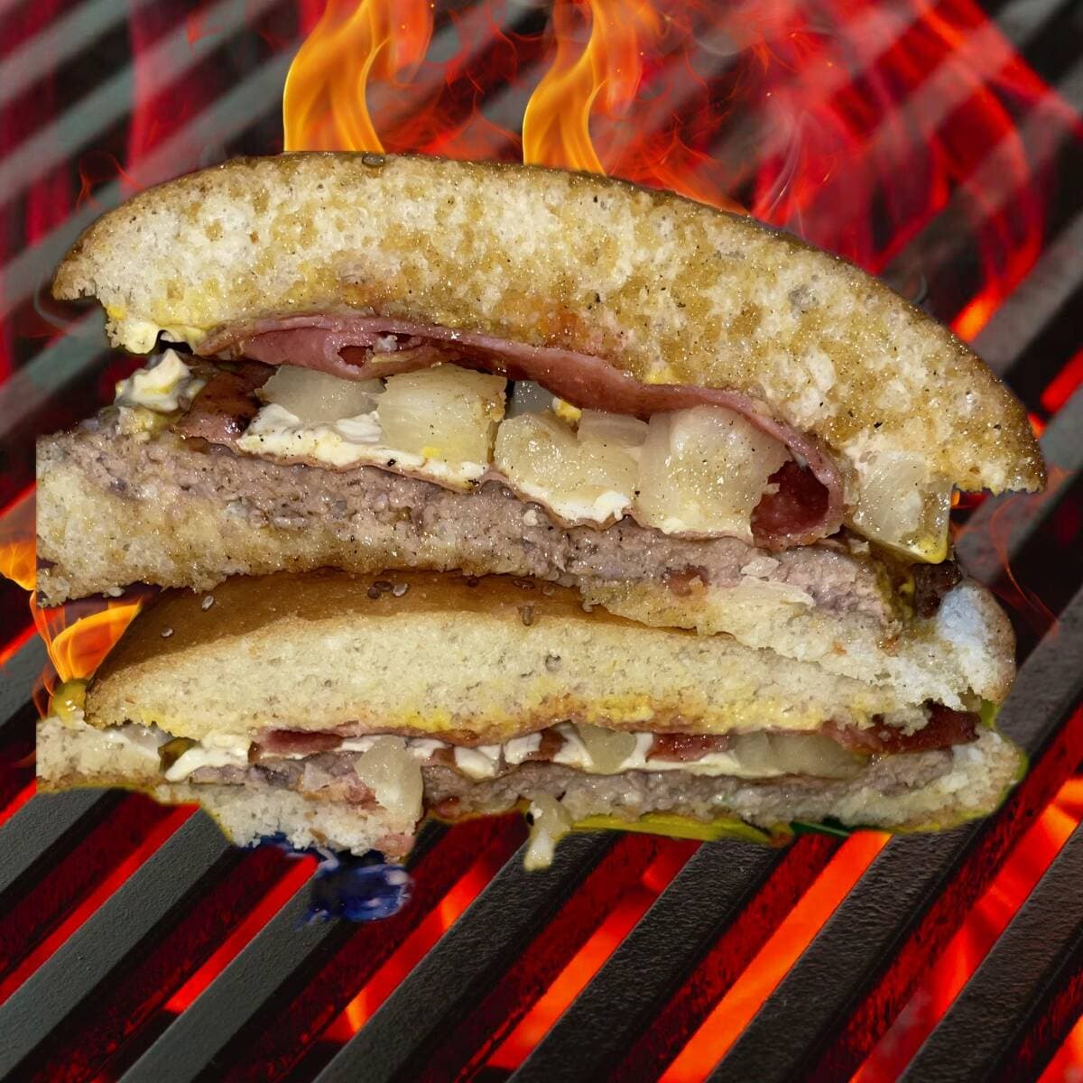 Hamburguesa Hawaiana