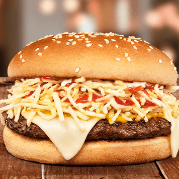 Hamburguesa Junior Sin Vegetales