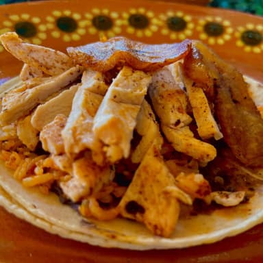 Taco de Pollo a la Plancha