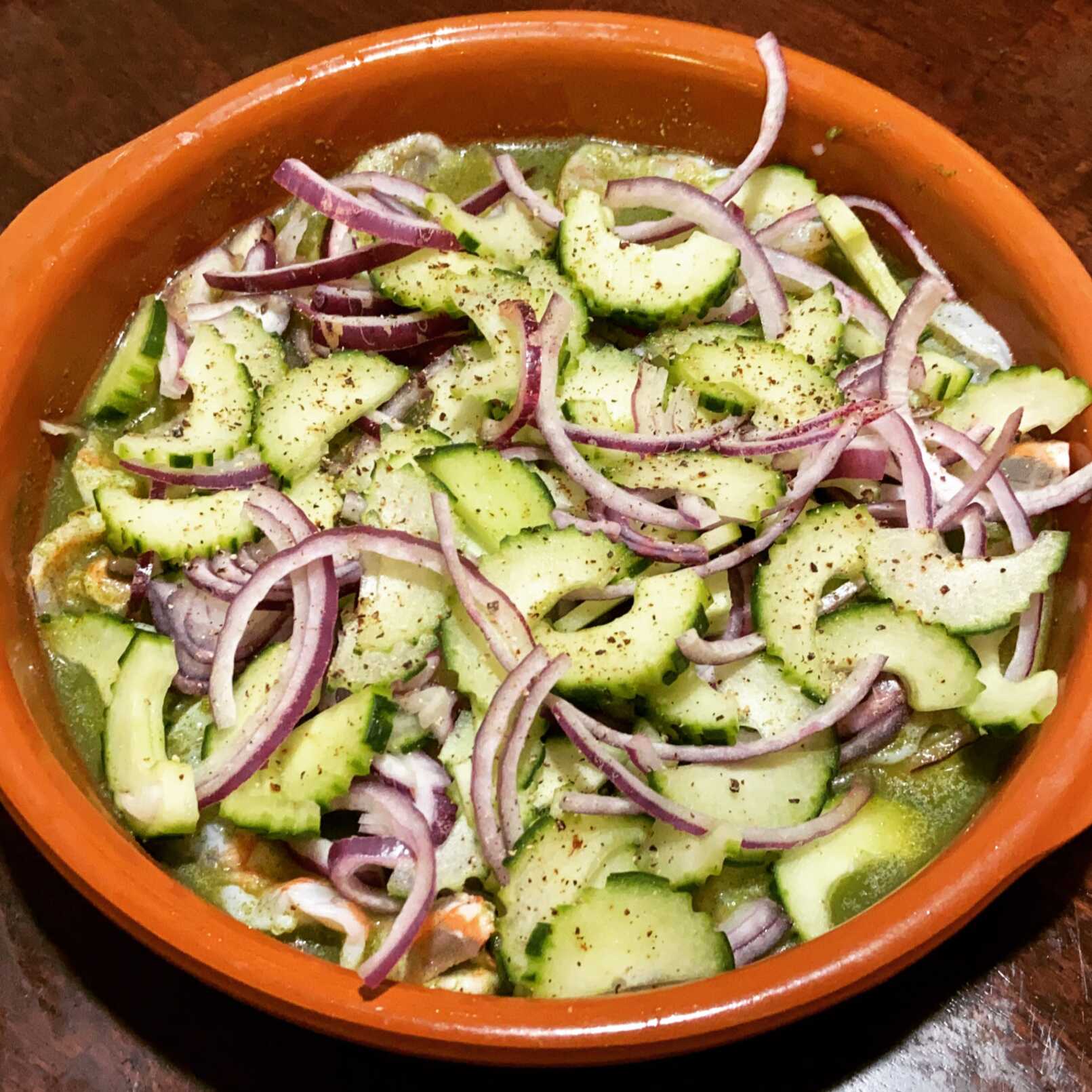 Orden de Ceviche con Camarón