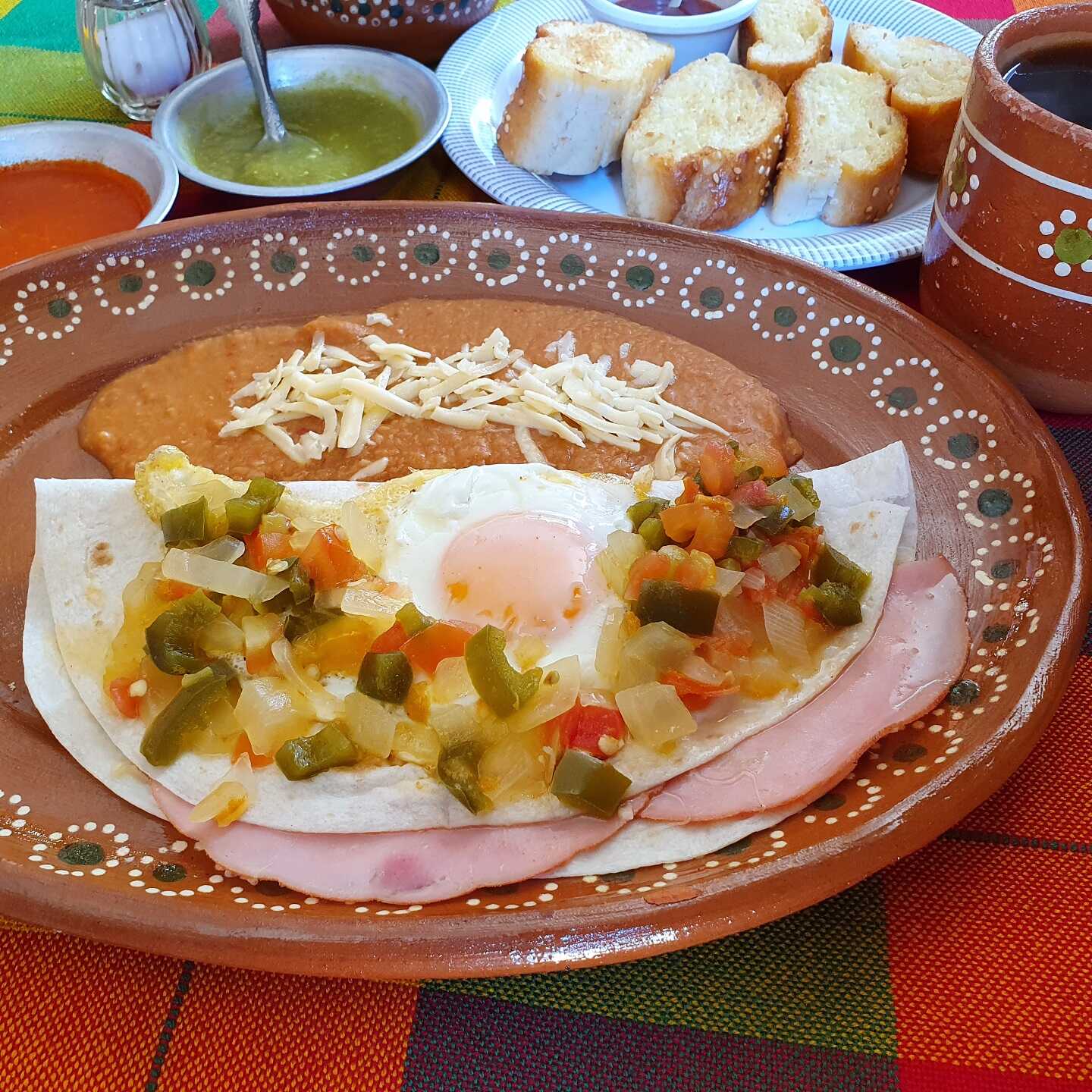 1/2 Orden de Huevos Rancheros Especiales