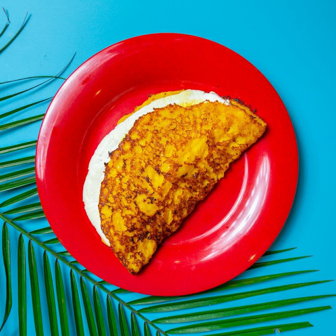 Cachapa de Mechada y Queso