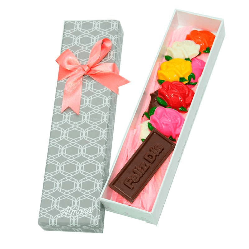 RAMO Rosas De Chocolate Por 8 Unidades