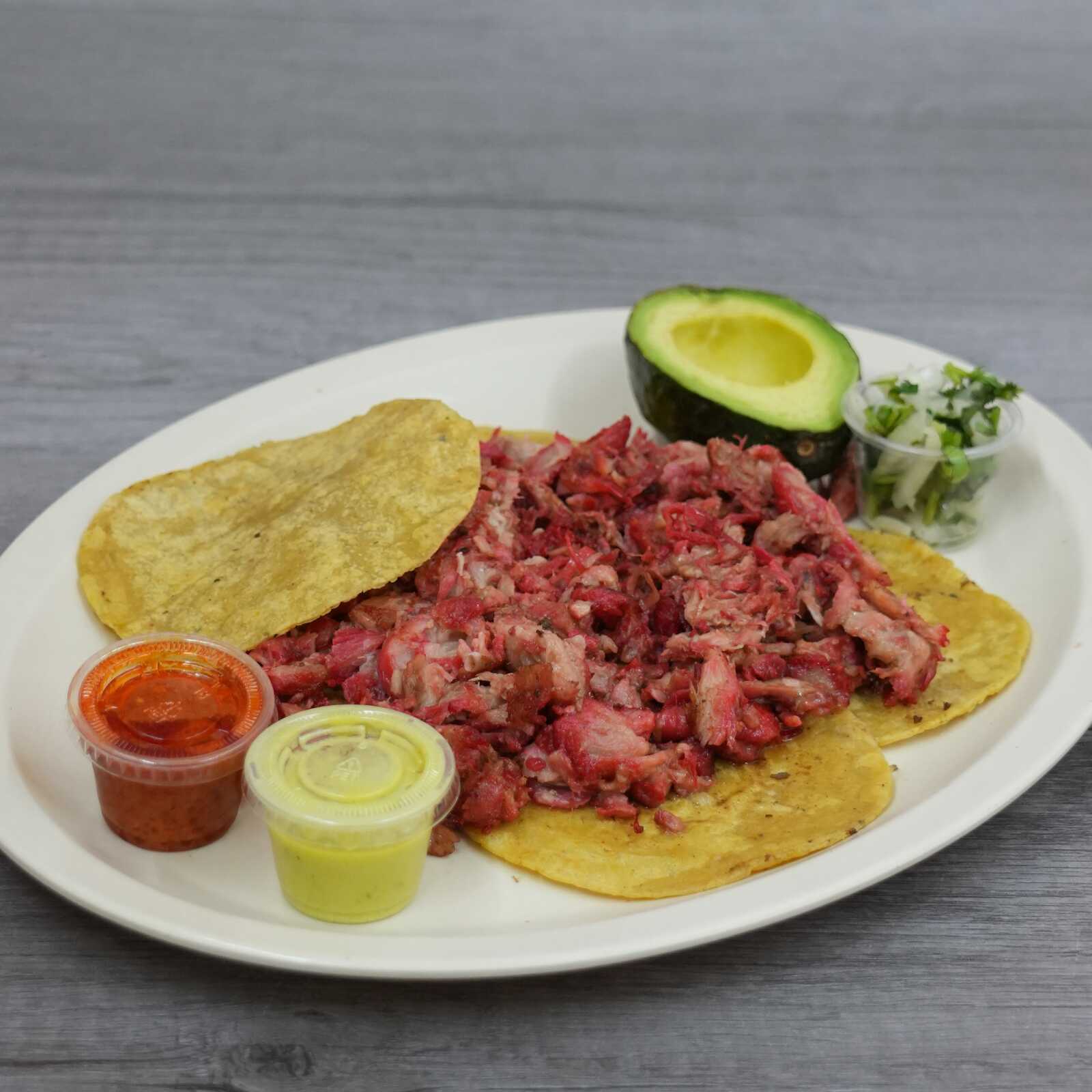 Tacos de Colita de Pavo
