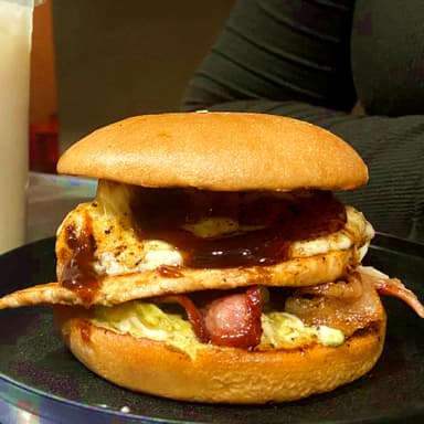Hamburguesa De Pollo Bufalo.