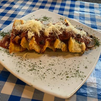 Bruschettas en salsa fungi