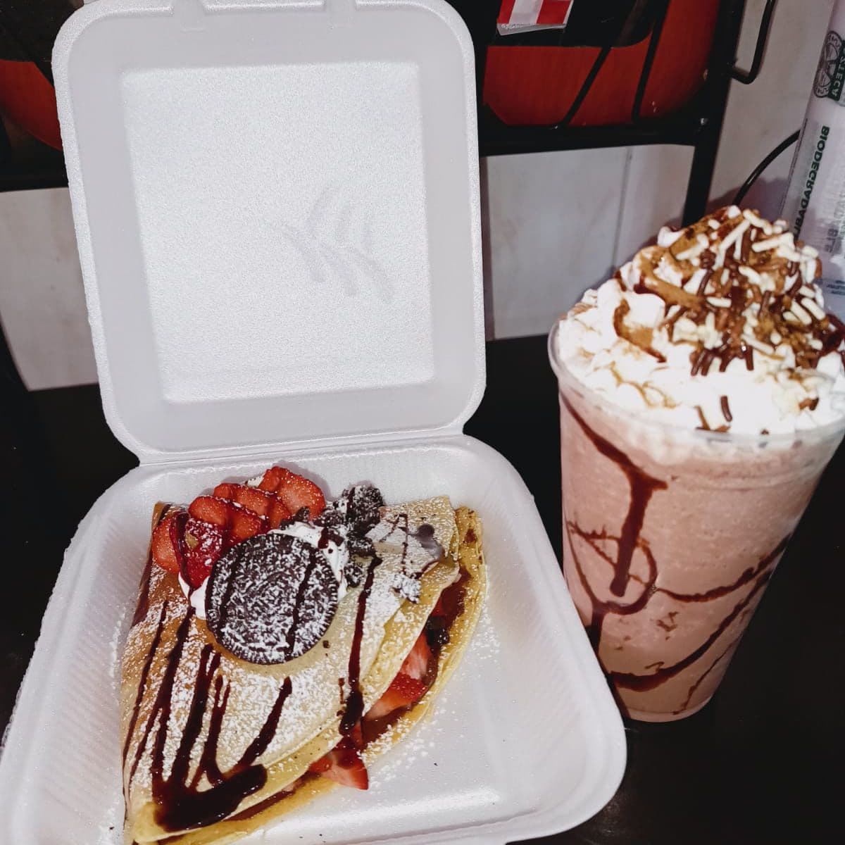Crepa OREO ➕ Frappé de OREO