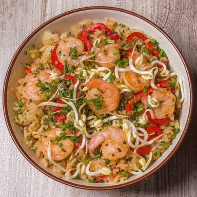 Combo Arroz Camarones + Bebida
