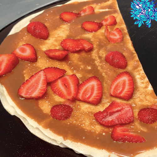 Crepe Dulce De Leche Fresa