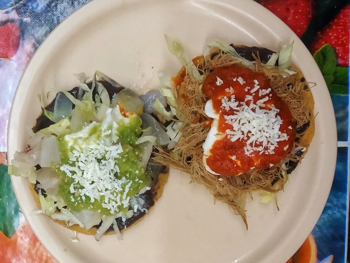 Tostada de Carne de Res