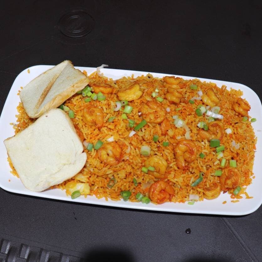 ARROZ CON CAMARON MEDIO