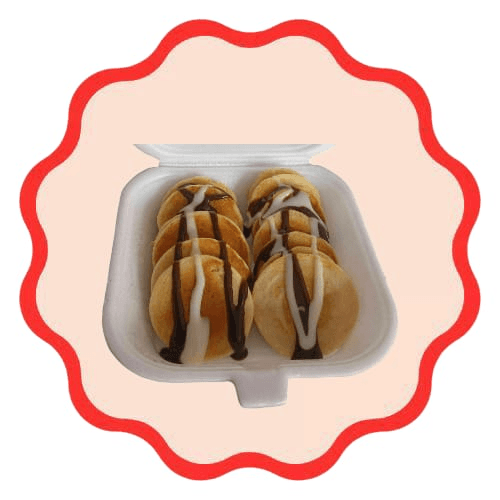 6 Pzs de Mini Hot Cakes
