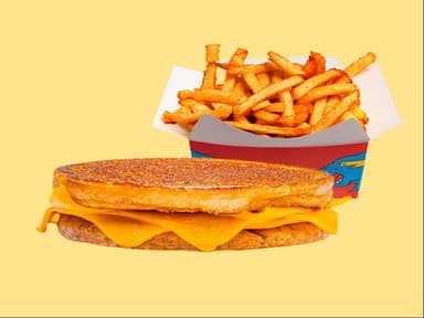 Karls Grilled Cheese + Papas