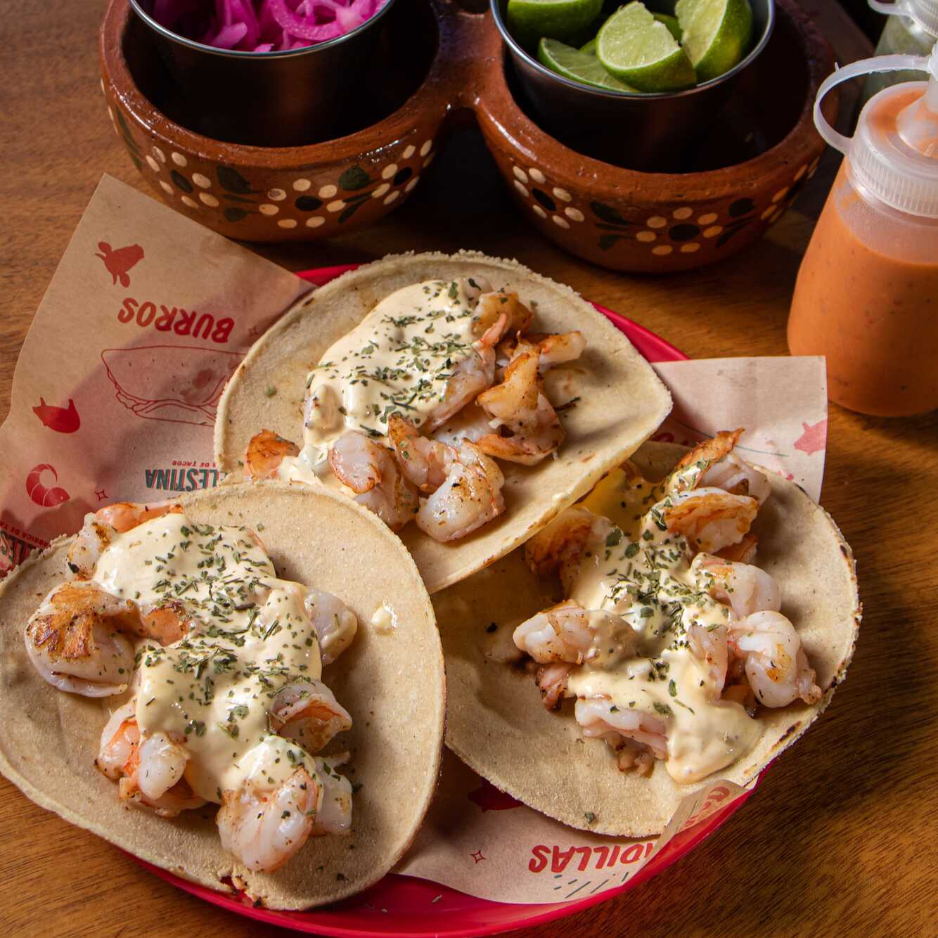 Orden Tacos de Camarón a la Mostaza (3)