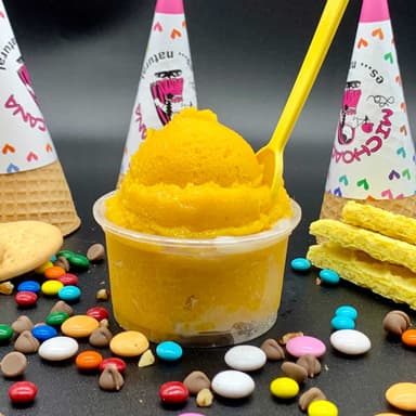 Nieve en Vaso de Mango