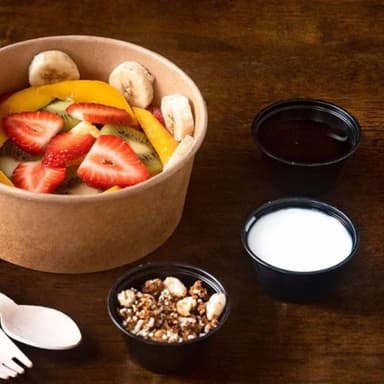 Ensalada de Frutas + Sandwich de Filete de Pollo