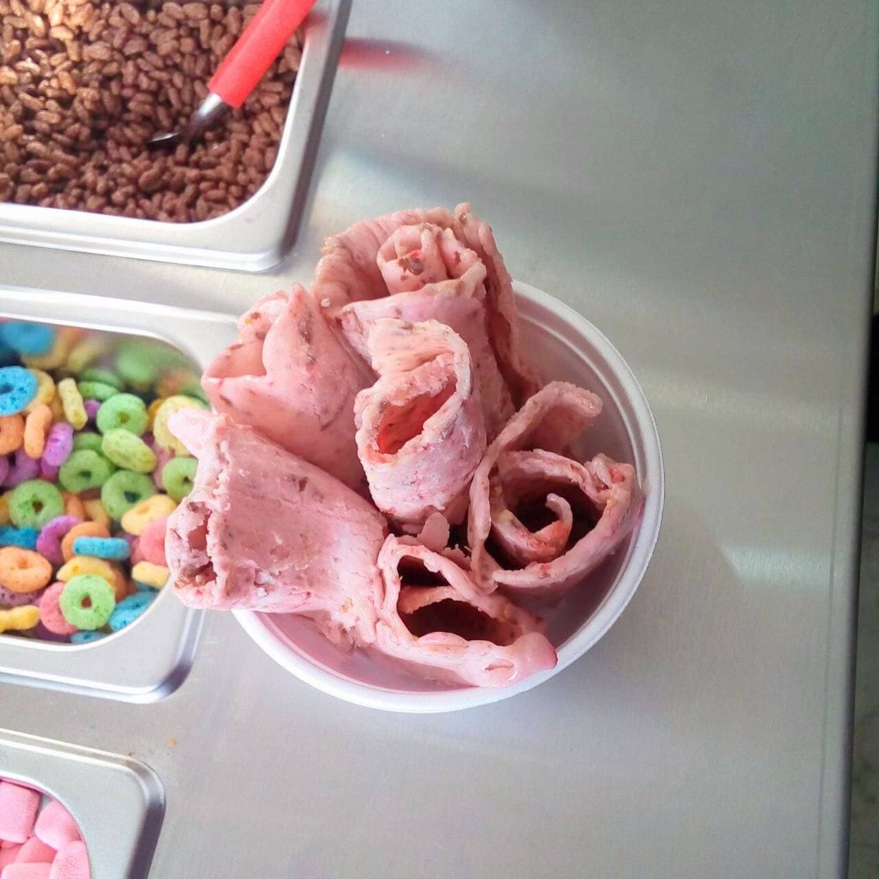 Helado de Gansito y Fruta
